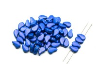 Бусины PaisleyDuo 8х5мм, отверстие 0,8мм, цвет 02010/24509 Tropical Blue Raspberry, 751-042, 10г (около 37шт)
