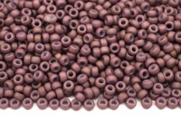 Бисер японский MIYUKI круглый 11/0 #2034 пыльный розовато-лиловый, матовый непрозрачный, 10 грамм