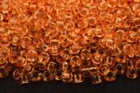 Бисер чешский PRECIOSA круглый 10/0 01284 оранжевый прозрачный, 1 сорт, 50г