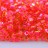 Бисер японский TOHO Hexagon шестиугольный 11/0 #0979 светлый топаз/розовый неон, Luminous, окрашенный изнутри, 5 грамм - Бисер японский TOHO Hexagon шестиугольный 11/0 #0979 светлый топаз/розовый неон, Luminous, окрашенный изнутри, 5 грамм
