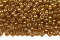 Бисер японский MIYUKI круглый 8/0 #2372 специи, прозрачный блестящий, 10 грамм