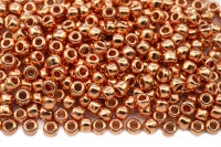 Бисер японский TOHO круглый 8/0 #MAG03 Metallic Copper Penny, 10 грамм