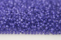 Бисер японский TOHO круглый 11/0 #0977 хрусталь/фиолетовый неон, окрашенный изнутри, 10 грамм
