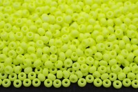 Бисер чешский PRECIOSA круглый 10/0 12901М матовый желтый непрозрачный, 1 сорт, 50г