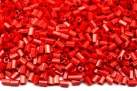 Бисер китайский рубка размер 11/0, цвет 0045 красный блестящий, 450г