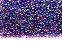 Бисер японский MIYUKI круглый 11/0 #0356 аметист/фиолетовый, радужный, окрашенный изнутри, 10 грамм