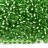 Бисер чешский PRECIOSA круглый 8/0 78661 зеленый, серебряная линия внутри, 50г - Бисер чешский PRECIOSA круглый 8/0 78661 зеленый, серебряная линия внутри, 50г