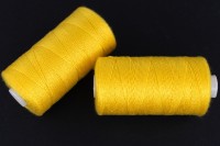 Нитки Micron 20s/3, цвет 385 ярко-желтый, полиэстер, 183м, 1шт