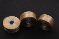 Нить для бисера S-Lon, размер D, цвет beige, нейлон, 1030-396, катушка около 71м