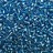 Бисер чешский PRECIOSA рубка 11/0 67030 голубой, серебряная линия внутри, 50г - Бисер чешский PRECIOSA рубка 11/0 67030 голубой, серебряная линия внутри, 50г