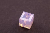Бусина куб Swarovski 5601 #395 SHIMB 6мм Rose Water Opal Shimmer B, 5601-6-395-963, 1шт