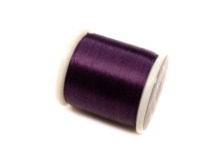 Нить для бисера Miyuki Beading Thread, длина 50 м, цвет 09 фиолетовый, нейлон, 1030-261, 1шт Нить для бисера Miyuki Beading Thread, длина 50 м, цвет 09 фиолетовый, нейлон, 1030-261, 1шт