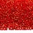 Бисер японский TOHO круглый 15/0 #0025 светлый сиамский рубин, серебряная линия внутри, 10 грамм - Бисер японский TOHO круглый 15/0 #0025 светлый сиамский рубин, серебряная линия внутри, 10 грамм