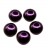 Glass Pearl Cabochon 10мм, цвет 70979 Purple, 756-017, 5шт - Glass Pearl Cabochon 10мм, цвет 70979 Purple, 756-017, 5шт