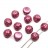 Бусины Candy rose 8мм, два отверстия 0,8мм, цвет 00030/18998 розовый, 705-079, 10г (около 16шт) - Бусины Candy rose 8мм, два отверстия 0,8мм, цвет 00030/18998 розовый, 705-079, 10г (около 16шт)