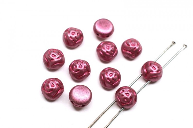Бусины Candy rose 8мм, два отверстия 0,8мм, цвет 00030/18998 розовый, 705-079, 10г (около 16шт) Бусины Candy rose 8мм, два отверстия 0,8мм, цвет 00030/18998 розовый, 705-079, 10г (около 16шт)