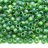 Бисер японский TOHO круглый 8/0 #0167BF зеленая трав матовый, радужный прозрачный, 10 грамм - Бисер японский TOHO круглый 8/0 #0167BF зеленая трав матовый, радужный прозрачный, 10 грамм