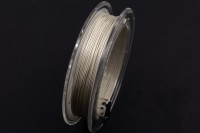 Ювелирный тросик Flex-rite 49 strand, толщина 0,6мм, цвет серебро, Silver Plate, 1017-097, катушка 9,14м