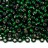 Бисер японский TOHO круглый 6/0 #0036 зеленый изумруд, серебряная линия внутри, 10 грамм - Бисер японский TOHO круглый 6/0 #0036 зеленый изумруд, серебряная линия внутри, 10 грамм
