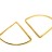 Коннектор Треугольник 21х15х1мм, цвет золото, латунь, 14-208, 2шт - Коннектор Треугольник 21х15х1мм, цвет золото, латунь, 14-208, 2шт