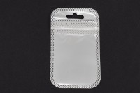 Пакеты с Zip-lock замком, с подвесом, 5,5х9см, белый/прозрачный, 38-010, 50шт