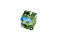 Бусина куб Swarovski 5601 #360 SHIMB 6мм Erinite Shimmer B, 5601-6-360-963, 1шт