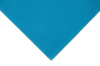 Кожа искусственная для рукоделия 15х20см, цвет голубой, 1028-081, 1шт