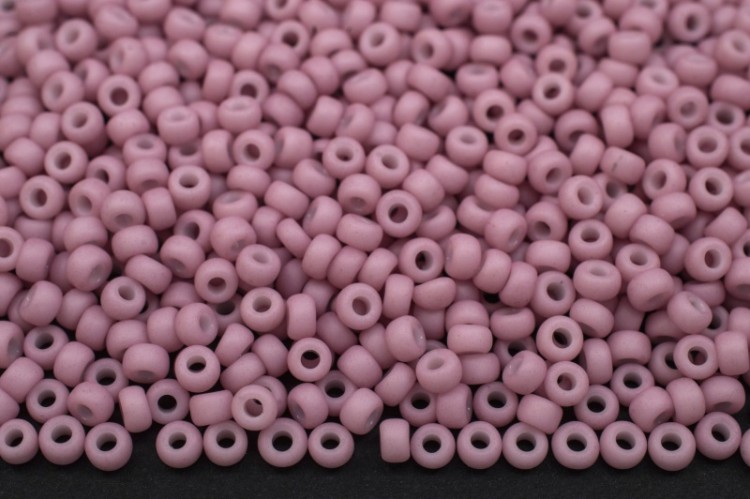 Бисер японский MIYUKI круглый 11/0 #2024 роза, матовый непрозрачный, 10 грамм Бисер японский MIYUKI круглый 11/0 #2024 роза, матовый непрозрачный, 10 грамм