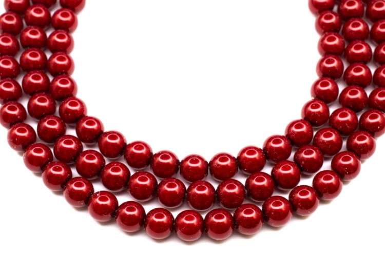 Жемчуг Preciosa Maxima, цвет red, 6мм, 704-183, 10шт Жемчуг Preciosa Maxima, цвет red, 6мм, 704-183, 10шт