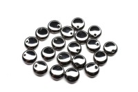 Бусины Lentils 6мм, отверстие 0,8мм, цвет 00030/27400 Crystal/Chrome Full, 725-013, 20шт