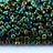 Бисер японский TOHO круглый 8/0 #0507 зеленый, металлизированный золотом ирис, 10 грамм - Бисер японский TOHO круглый 8/0 #0507 зеленый, металлизированный золотом ирис, 10 грамм