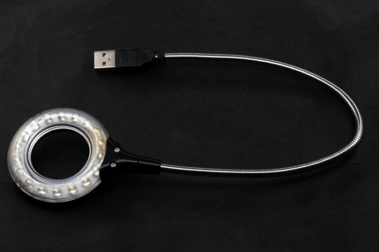 Лампа для рукоделия светодиодная USB LED Light, Beadsmith BFX001, 18 светодиодов, цвет черный, 32-168, 1шт Лампа для рукоделия светодиодная USB LED Light, Beadsmith BFX001, 18 светодиодов, цвет черный, 32-168, 1шт
