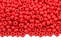Бисер чешский PRECIOSA круглый 8/0 22m08 матовый красный, PermaLux, 50г