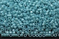 Бисер японский MIYUKI Delica цилиндр 11/0 DB-0217 светлая вода, непрозрачный глянцевый, 5 грамм