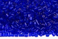 Бисер китайский рубка размер 11/0, цвет 0008 синий прозрачный, 450г