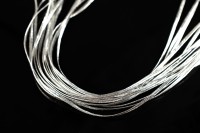Cутаж 3мм, цвет ST1090 Smooth Metallic Silver (гладкое металлизированное серебро), 1 метр