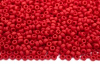 Бисер японский MIYUKI круглый 15/0 #0408F красный, матовый непрозрачный, 10 грамм