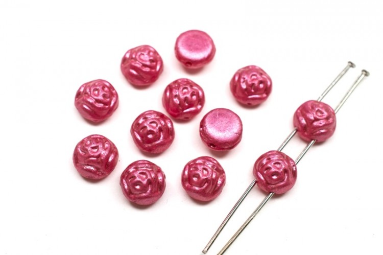 Бусины Candy rose 8мм, два отверстия 0,8мм, цвет 00030/08398 розовый, 705-078, 10г (около 16шт) Бусины Candy rose 8мм, два отверстия 0,8мм, цвет 00030/08398 розовый, 705-078, 10г (около 16шт)