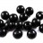 ОПТ Бусины акриловые круглые 10мм, отверстие 2мм, цвет черный, 530-044, 500 грамм - ОПТ Бусины акриловые круглые 10мм, отверстие 2мм, цвет черный, 530-044, 500 грамм