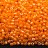 Бисер чешский PRECIOSA Богемский граненый, рубка 9/0 98110 оранжевый непрозрачный, около 10 грамм - Бисер чешский PRECIOSA Богемский граненый, рубка 9/0 98110 оранжевый непрозрачный, около 10 грамм