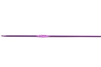 Крючок для вязания 2,0мм, длина 150мм, цвет фиолетовый, алюминий, 1008-027, 1шт