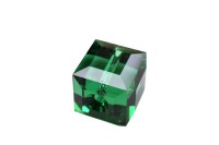 Бусина куб Swarovski 5601 #336 8мм Majestic Green, 5601-8-336, 1шт
