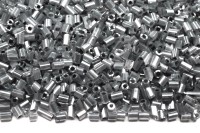 Бисер китайский рубка размер 11/0, цвет 0156 серый непрозрачный радужный, 450г