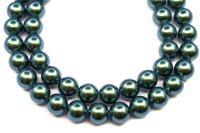 Жемчуг Preciosa Maxima, цвет pearlescent peacock green, 8мм, 704-034, 10шт