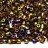 Бисер японский MIYUKI Twist Hex Cut 10/0 #0188 пурпурный/золотистый ирис, 10 грамм - Бисер японский MIYUKI Twist Hex Cut 10/0 #0188 пурпурный/золотистый ирис, 10 грамм