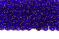 Бисер японский TOHO Magatama 3мм #0008 кобальт, прозрачный, 5 грамм