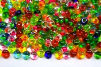 Бисер японский TOHO Magatama 3мм #BM61 микс, окрашенный изнутри, 5 грамм