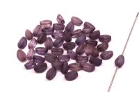 Бусины Pinch beads 5х3мм, отверстие 0,8мм, цвет 00030/15726Е фиолетовый прозрачный матовый, 755-025, 10г (около 117шт)