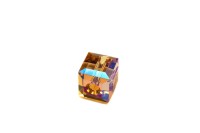 Бусина куб Swarovski 5601 #246 SHIMB 4мм Light Colorado Topaz Shimmer B, 5601-4-246-963, 1шт