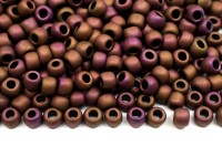 Бисер японский TOHO круглый 6/0 #0703 розовато-лиловый кофе, матовый, 10 грамм